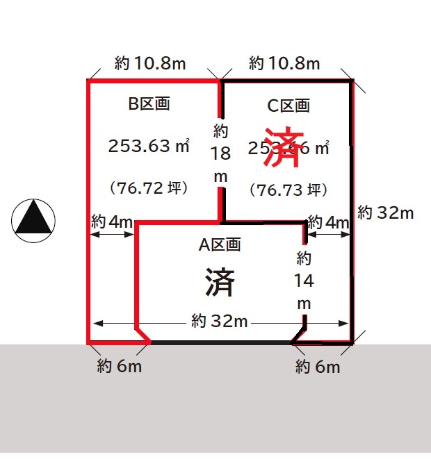 ��錧���Ύs����쏬���2-43�̓y�n�̉摜