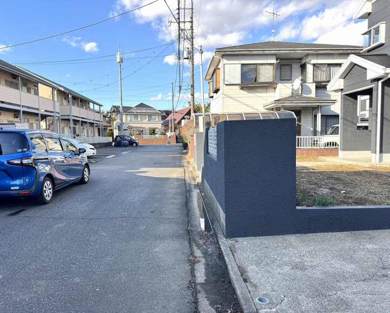 ��錧��J�s���₫�䂯�₫��3���ڂ̒��È�ˌ��Ă̑O�ʓ��H�܂ތ��n�ʐ^