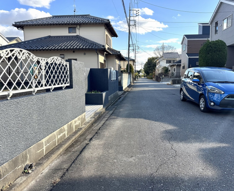 ��錧��J�s���₫�䂯�₫��3���ڂ̒��È�ˌ��Ă̑O�ʓ��H�܂ތ��n�ʐ^