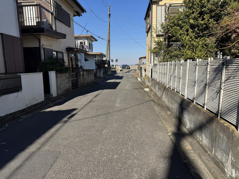 ��錧���s�o�t�o�t1���ڂ̒��È�ˌ��Ă̑O�ʓ��H�܂ތ��n�ʐ^