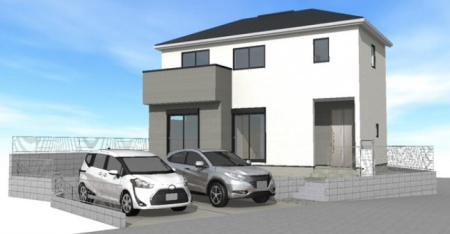 ��錧���s�{��1���ڂ̐V�z��ˌ��Ă̊����\�z�}(�O��)