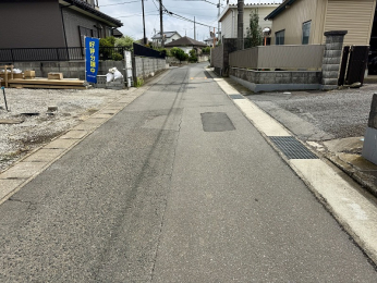 ��錧���Ύs�J�c���̐V�z��ˌ��Ă̑O�ʓ��H�܂ތ��n�ʐ^
