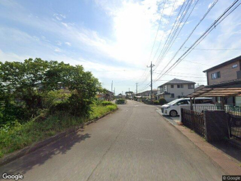 ��錧���΂݂炢�s���m��̒��È�ˌ��Ă̑O�ʓ��H�܂ތ��n�ʐ^