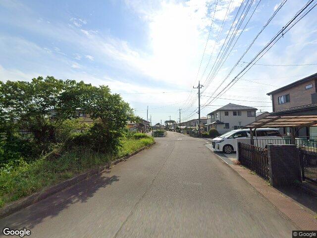 ��錧���΂݂炢�s���m��̒��È�ˌ��Ă̑O�ʓ��H�܂ތ��n�ʐ^
